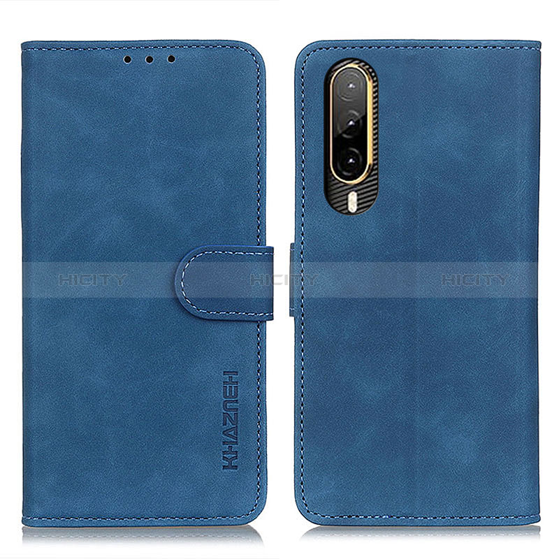 Custodia Portafoglio In Pelle Cover con Supporto K03Z per HTC Desire 22 Pro 5G Blu