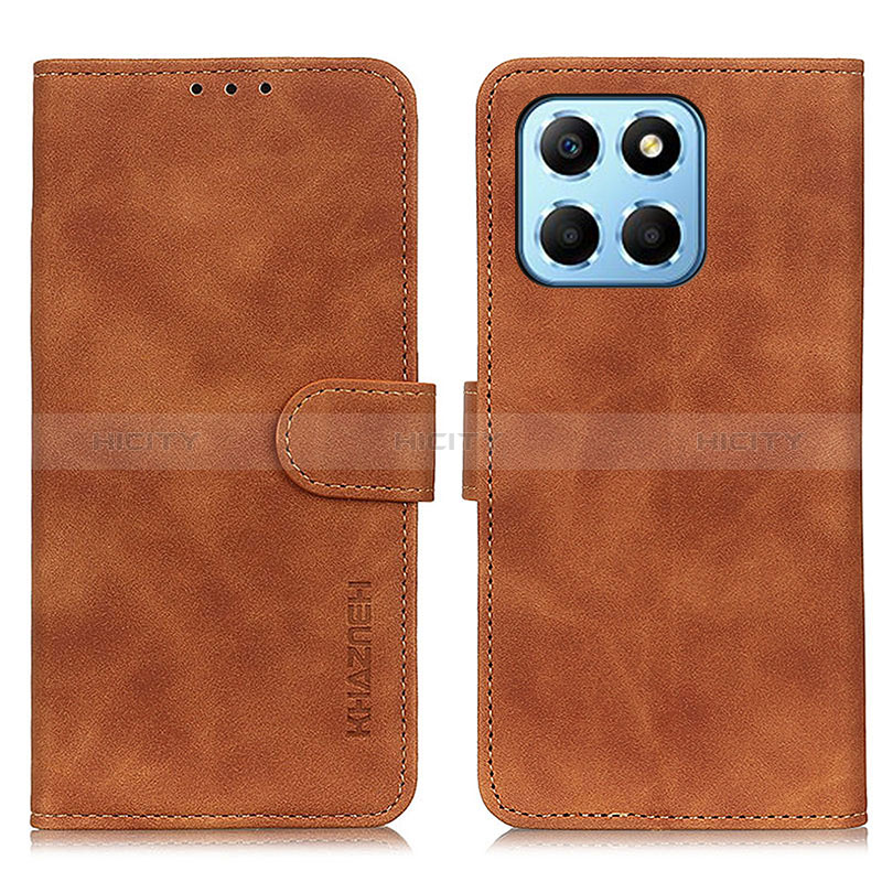 Custodia Portafoglio In Pelle Cover con Supporto K03Z per Huawei Honor X6S Marrone