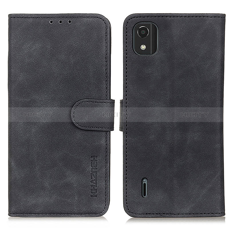 Custodia Portafoglio In Pelle Cover con Supporto K03Z per Nokia C2 2nd Edition Nero