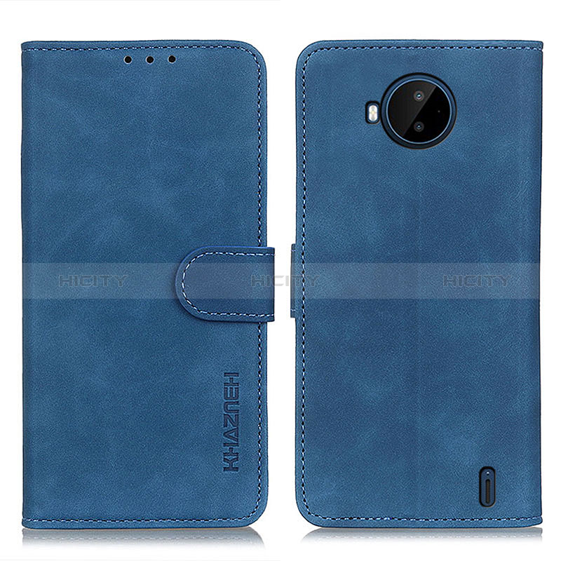 Custodia Portafoglio In Pelle Cover con Supporto K03Z per Nokia C20 Plus Blu