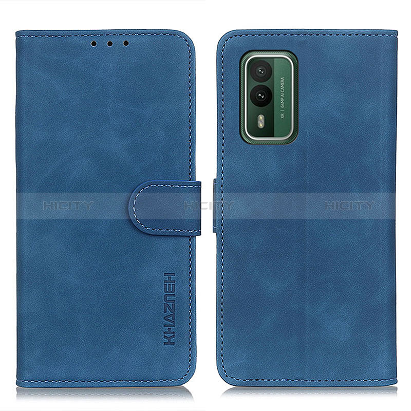 Custodia Portafoglio In Pelle Cover con Supporto K03Z per Nokia XR21 Blu