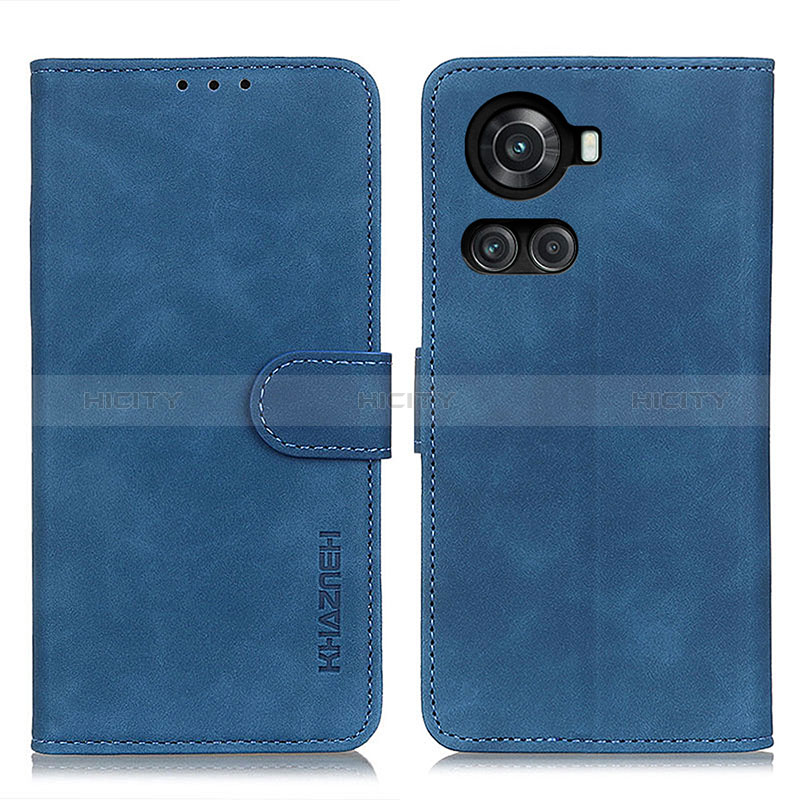 Custodia Portafoglio In Pelle Cover con Supporto K03Z per OnePlus 10R 5G Blu