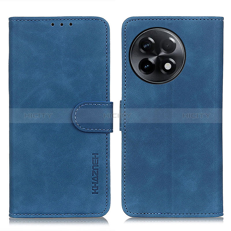 Custodia Portafoglio In Pelle Cover con Supporto K03Z per OnePlus 11R 5G Blu