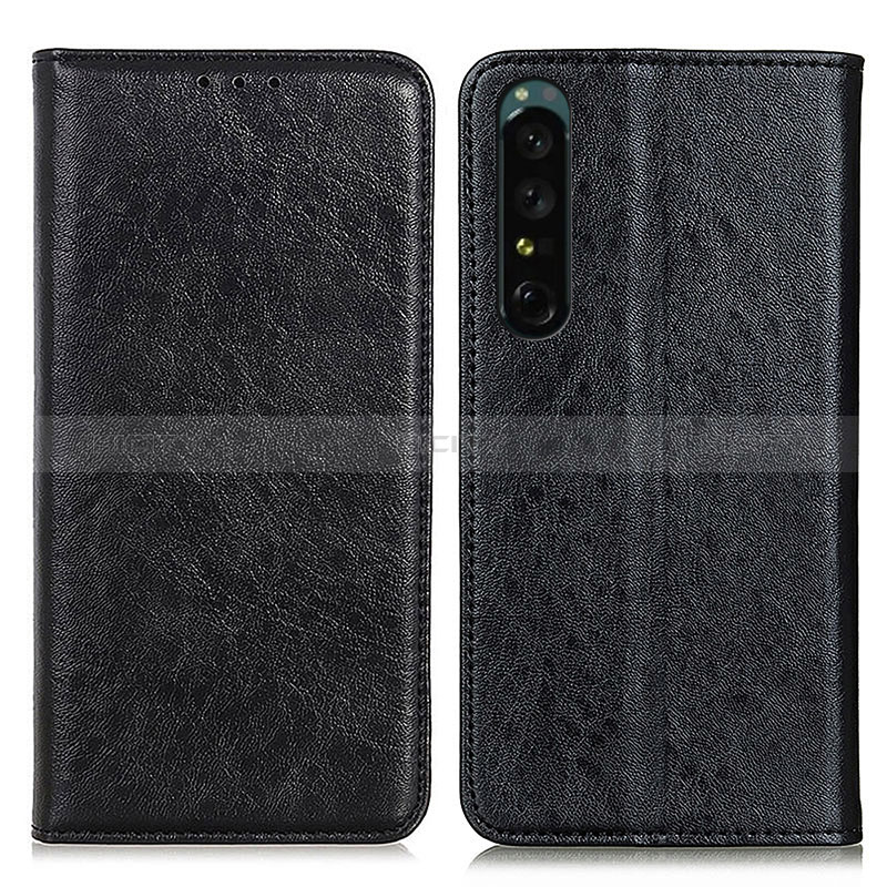 Custodia Portafoglio In Pelle Cover con Supporto K03Z per Sony Xperia 1 IV