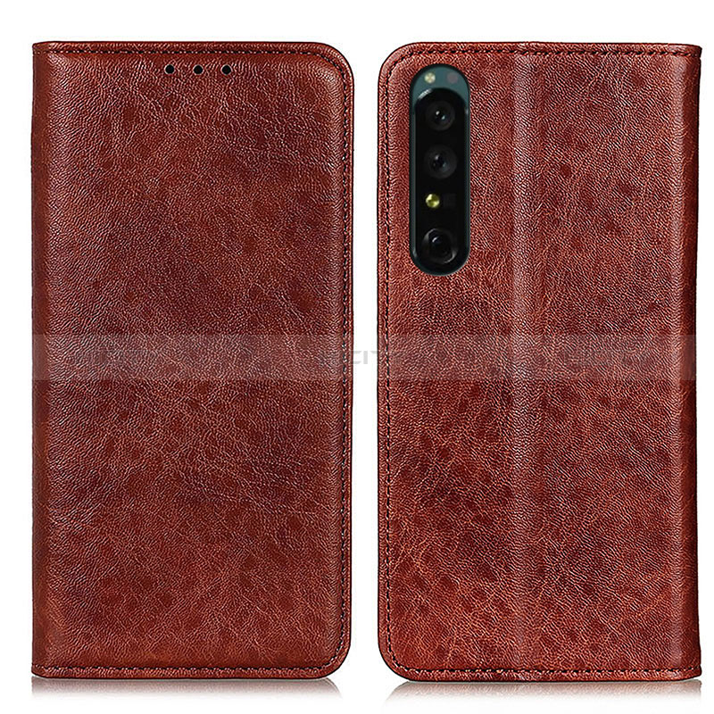 Custodia Portafoglio In Pelle Cover con Supporto K03Z per Sony Xperia 1 IV