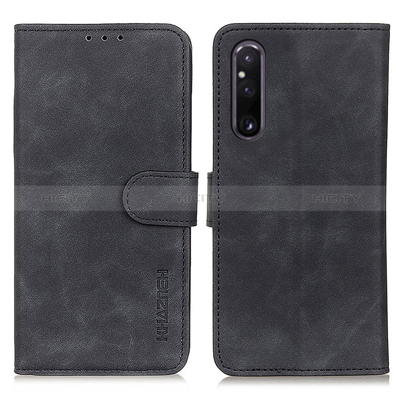 Custodia Portafoglio In Pelle Cover con Supporto K03Z per Sony Xperia 1 V