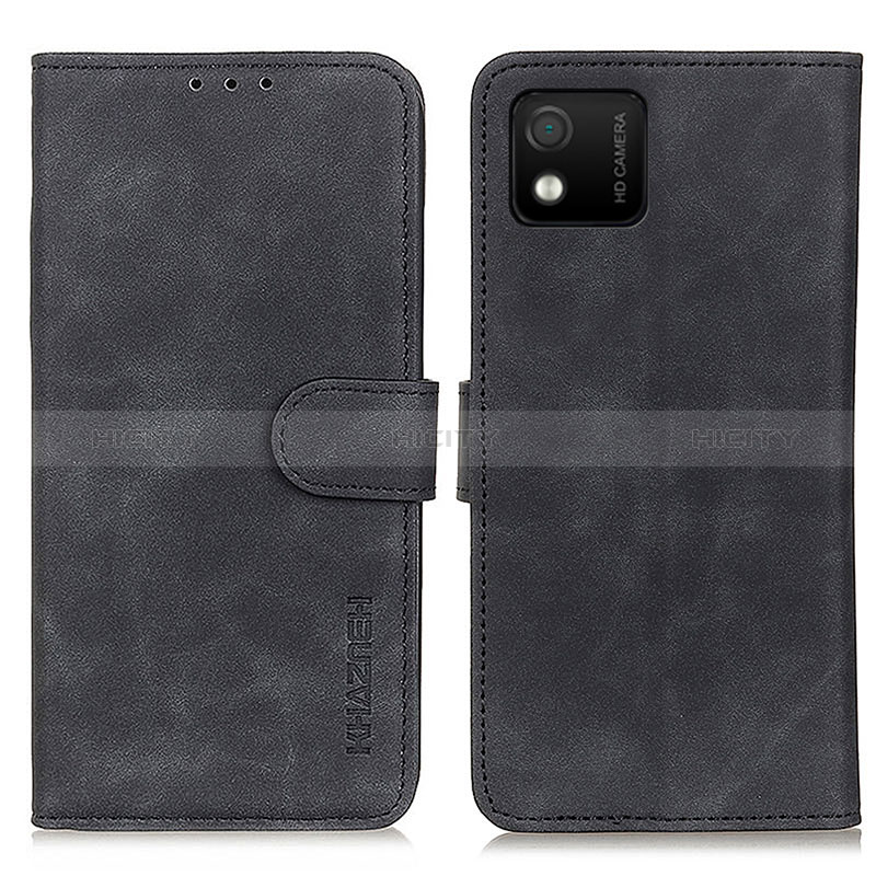 Custodia Portafoglio In Pelle Cover con Supporto K03Z per Wiko Y52 Nero