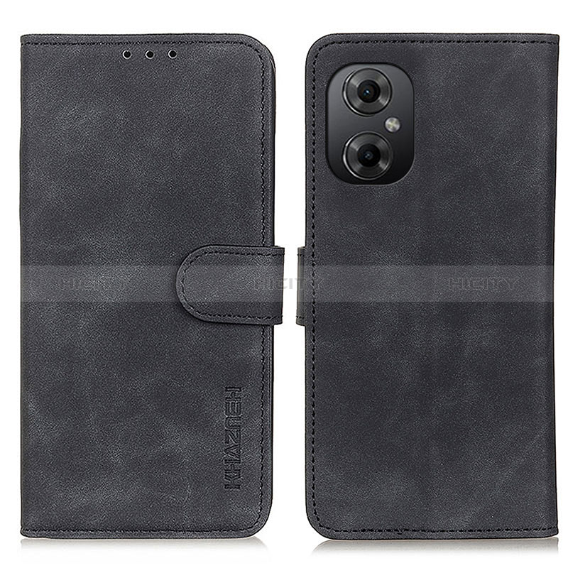 Custodia Portafoglio In Pelle Cover con Supporto K03Z per Xiaomi Poco M4 5G Nero