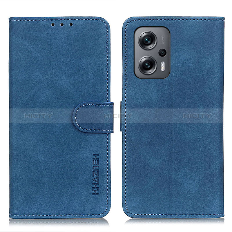 Custodia Portafoglio In Pelle Cover con Supporto K03Z per Xiaomi Poco X4 GT 5G Blu