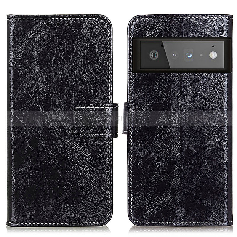 Custodia Portafoglio In Pelle Cover con Supporto K04Z per Google Pixel 6 Pro 5G