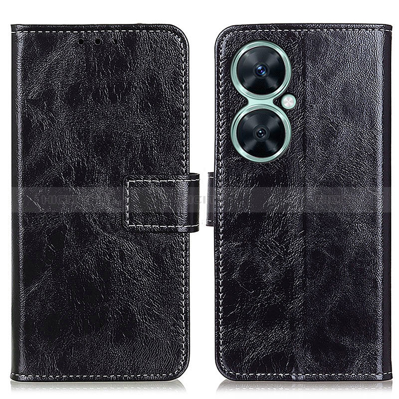 Custodia Portafoglio In Pelle Cover con Supporto K04Z per Huawei Nova 11i Nero