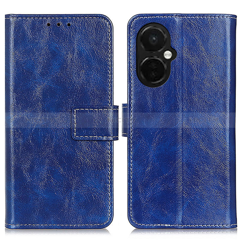 Custodia Portafoglio In Pelle Cover con Supporto K04Z per OnePlus Nord N30 5G Blu