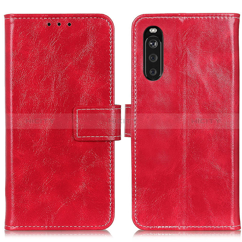 Custodia Portafoglio In Pelle Cover con Supporto K04Z per Sony Xperia 10 III