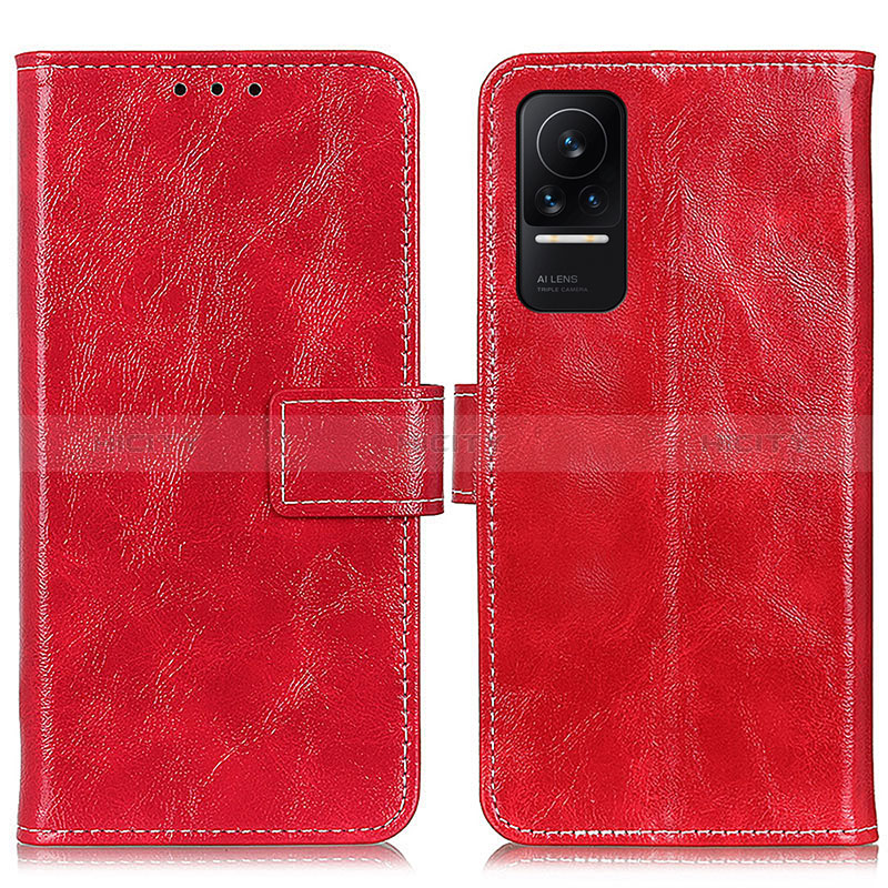 Custodia Portafoglio In Pelle Cover con Supporto K04Z per Xiaomi Civi 1S 5G Rosso