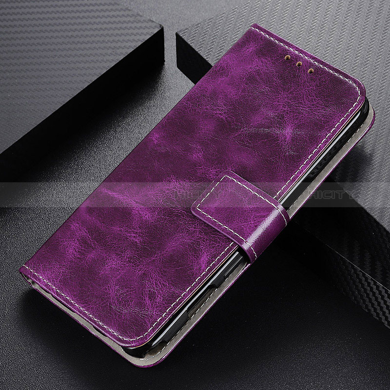 Custodia Portafoglio In Pelle Cover con Supporto K04Z per Xiaomi Poco F3 5G Viola