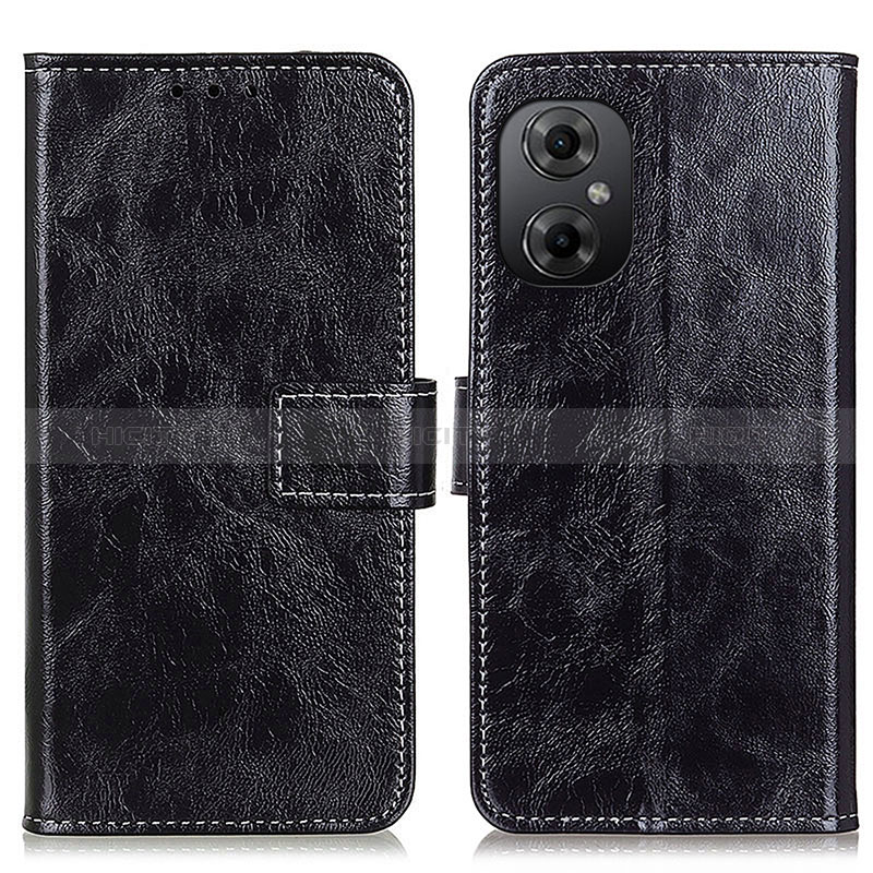 Custodia Portafoglio In Pelle Cover con Supporto K04Z per Xiaomi Poco M4 5G Nero