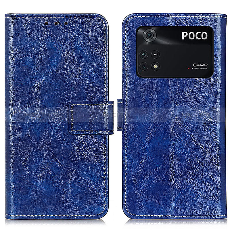 Custodia Portafoglio In Pelle Cover con Supporto K04Z per Xiaomi Poco M4 Pro 4G