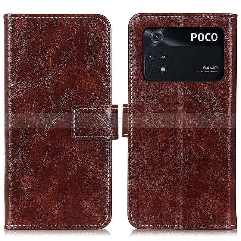 Custodia Portafoglio In Pelle Cover con Supporto K04Z per Xiaomi Poco M4 Pro 4G