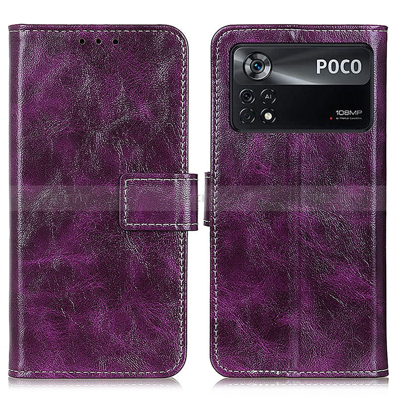 Custodia Portafoglio In Pelle Cover con Supporto K04Z per Xiaomi Poco X4 Pro 5G
