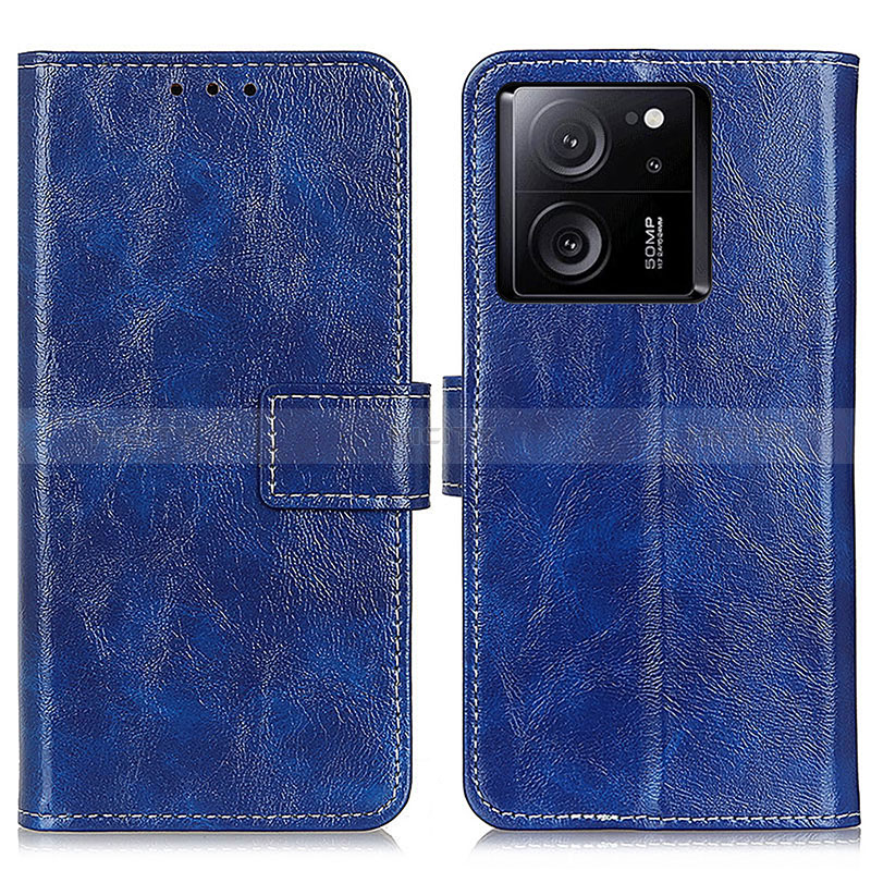 Custodia Portafoglio In Pelle Cover con Supporto K04Z per Xiaomi Redmi K60 Ultra 5G Blu