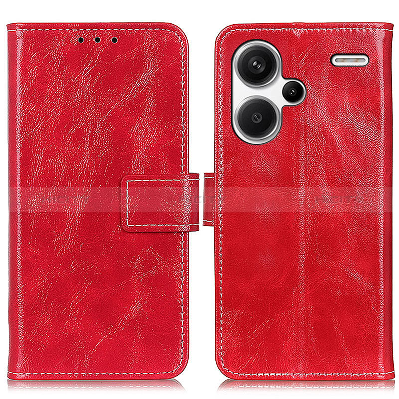 Custodia Portafoglio In Pelle Cover con Supporto K04Z per Xiaomi Redmi Note 13 Pro+ Plus 5G