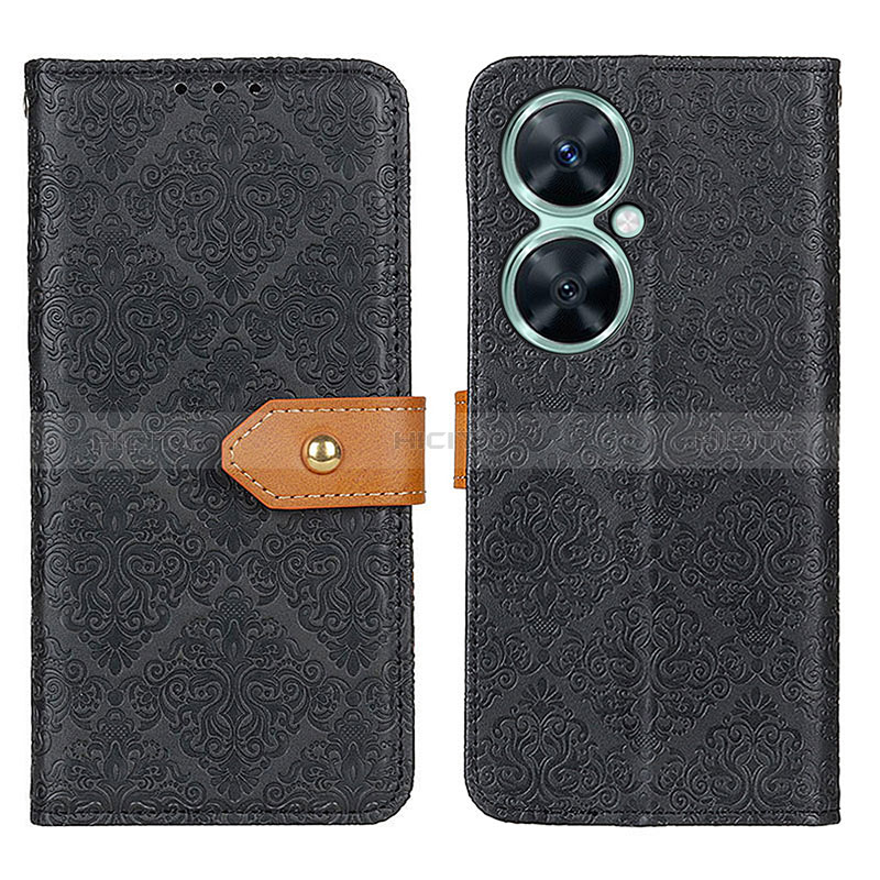 Custodia Portafoglio In Pelle Cover con Supporto K05Z per Huawei Nova 11i Nero