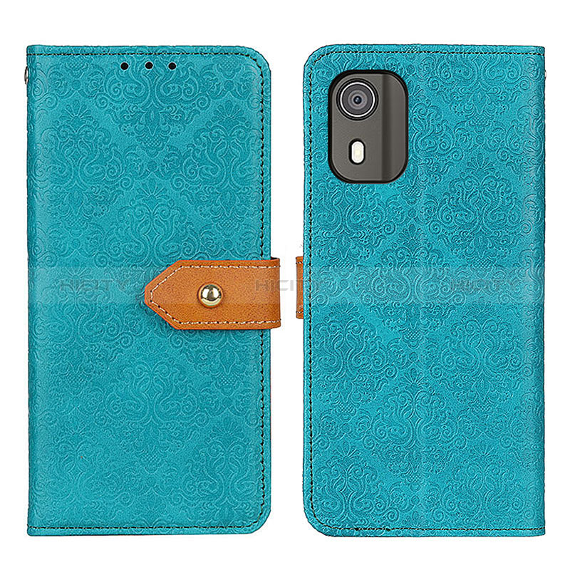 Custodia Portafoglio In Pelle Cover con Supporto K05Z per Nokia C02