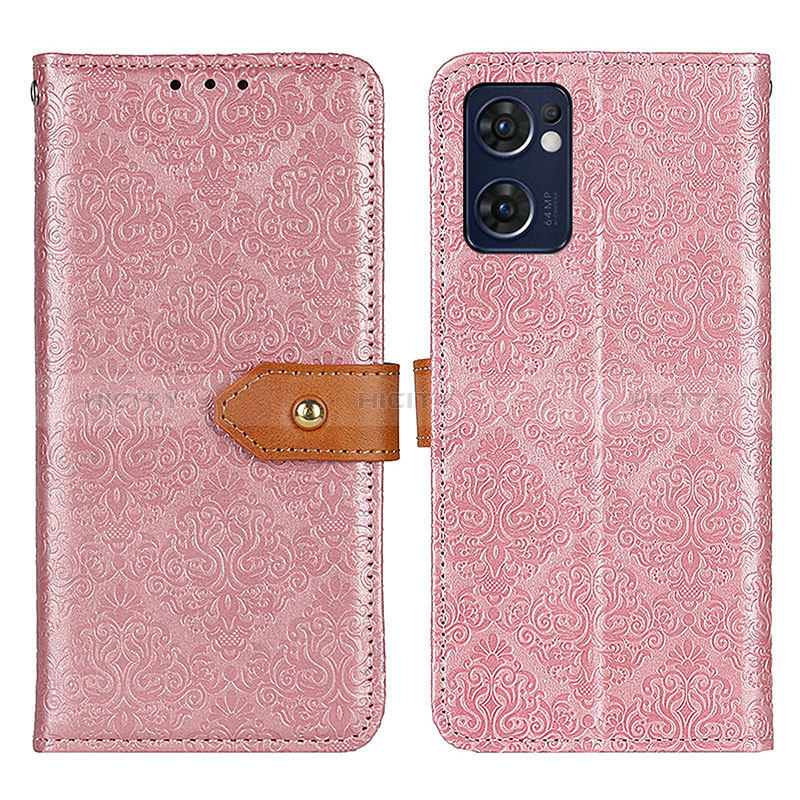 Custodia Portafoglio In Pelle Cover con Supporto K05Z per Oppo Find X5 Lite 5G