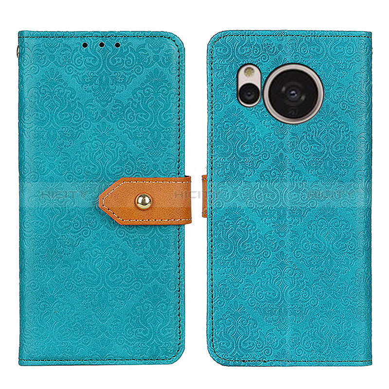 Custodia Portafoglio In Pelle Cover con Supporto K05Z per Sharp Aquos Sense7 Plus