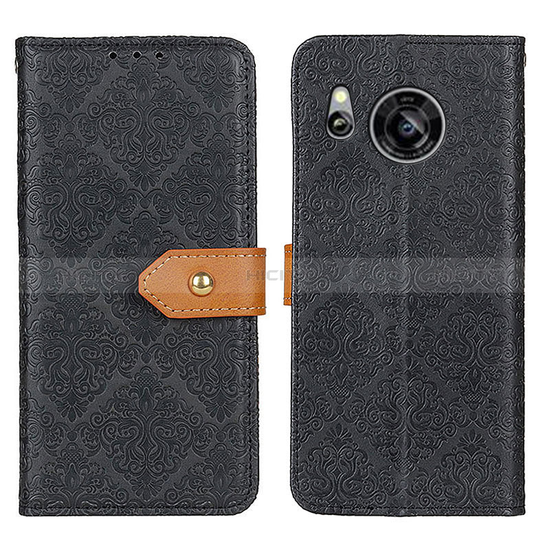 Custodia Portafoglio In Pelle Cover con Supporto K05Z per Sharp Aquos Sense8