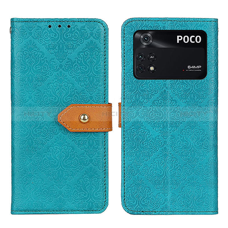 Custodia Portafoglio In Pelle Cover con Supporto K05Z per Xiaomi Poco M4 Pro 4G