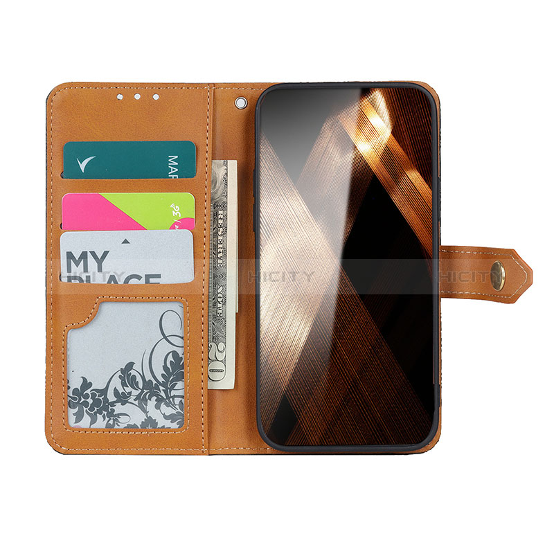 Custodia Portafoglio In Pelle Cover con Supporto K05Z per Xiaomi Redmi 10 India