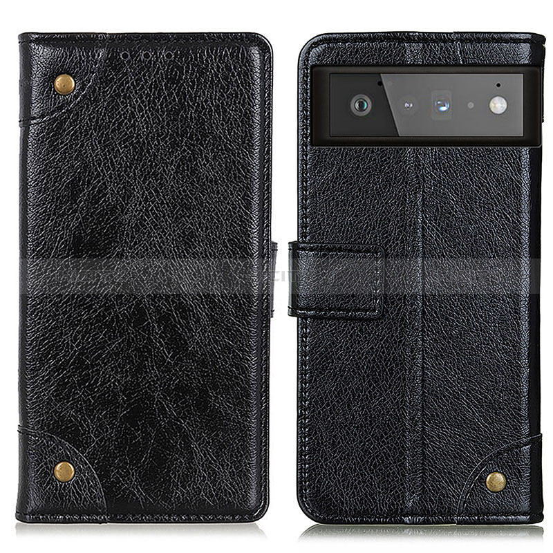 Custodia Portafoglio In Pelle Cover con Supporto K06Z per Google Pixel 6 5G