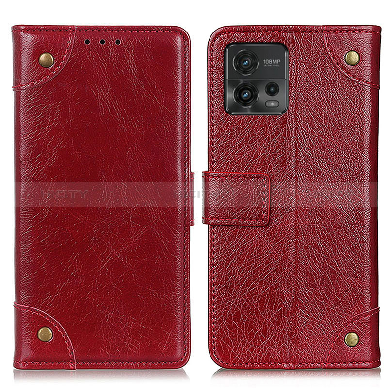 Custodia Portafoglio In Pelle Cover con Supporto K06Z per Motorola Moto G72