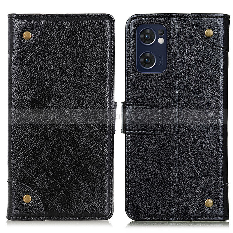 Custodia Portafoglio In Pelle Cover con Supporto K06Z per OnePlus Nord CE 2 5G Nero