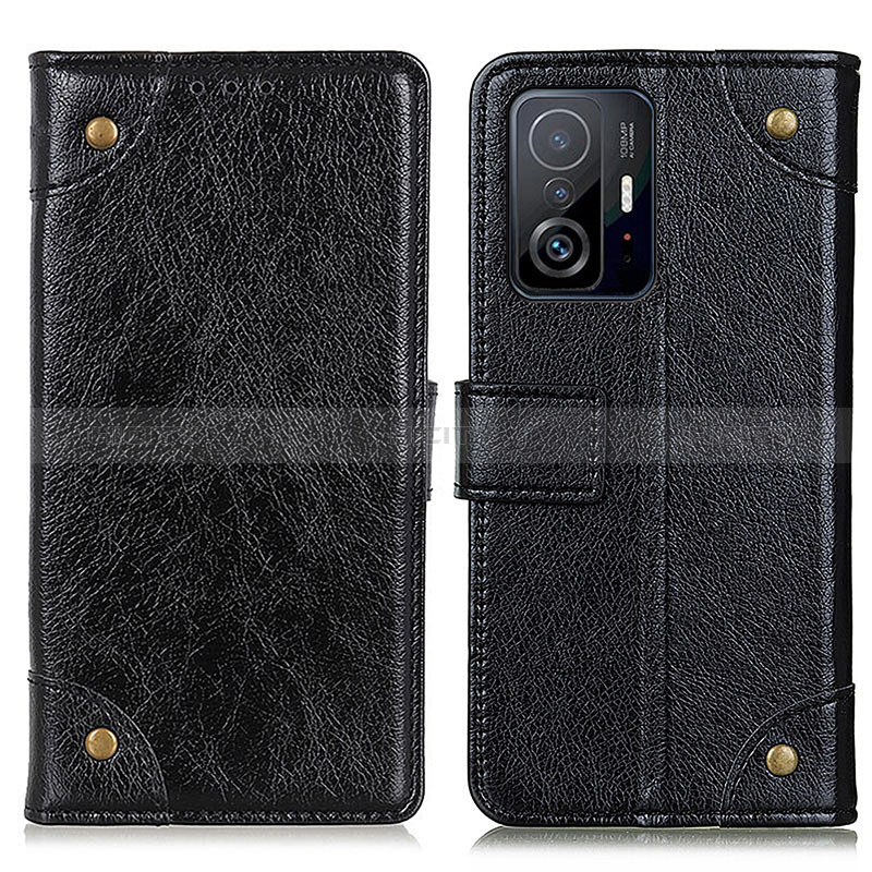 Custodia Portafoglio In Pelle Cover con Supporto K06Z per Xiaomi Mi 11T 5G Nero