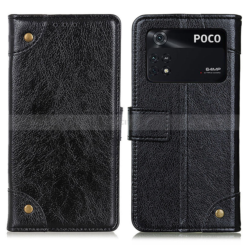 Custodia Portafoglio In Pelle Cover con Supporto K06Z per Xiaomi Poco M4 Pro 4G