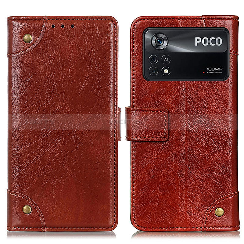 Custodia Portafoglio In Pelle Cover con Supporto K06Z per Xiaomi Poco X4 Pro 5G