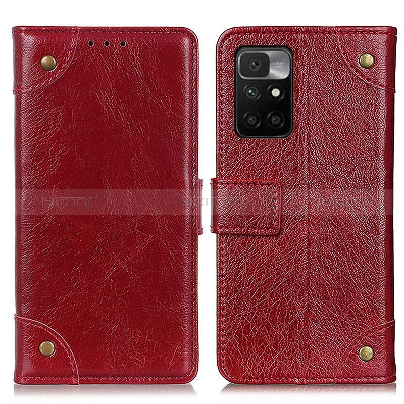 Custodia Portafoglio In Pelle Cover con Supporto K06Z per Xiaomi Redmi 10 (2022)