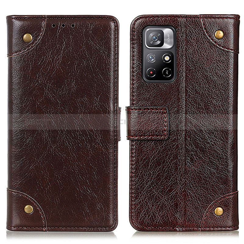 Custodia Portafoglio In Pelle Cover con Supporto K06Z per Xiaomi Redmi Note 11 5G