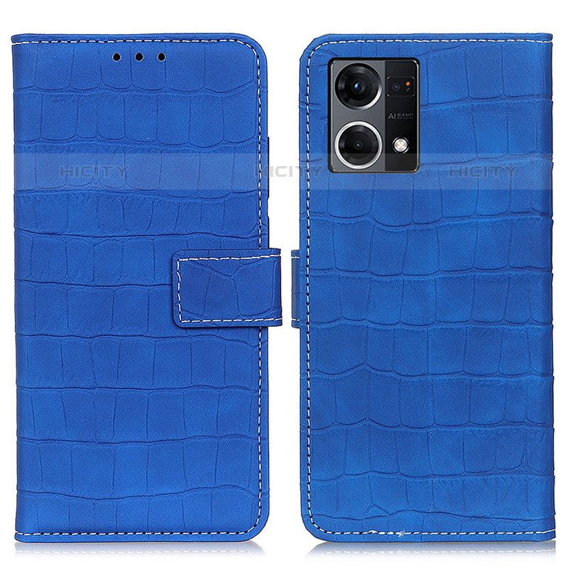 Custodia Portafoglio In Pelle Cover con Supporto K07Z per Oppo Reno8 4G