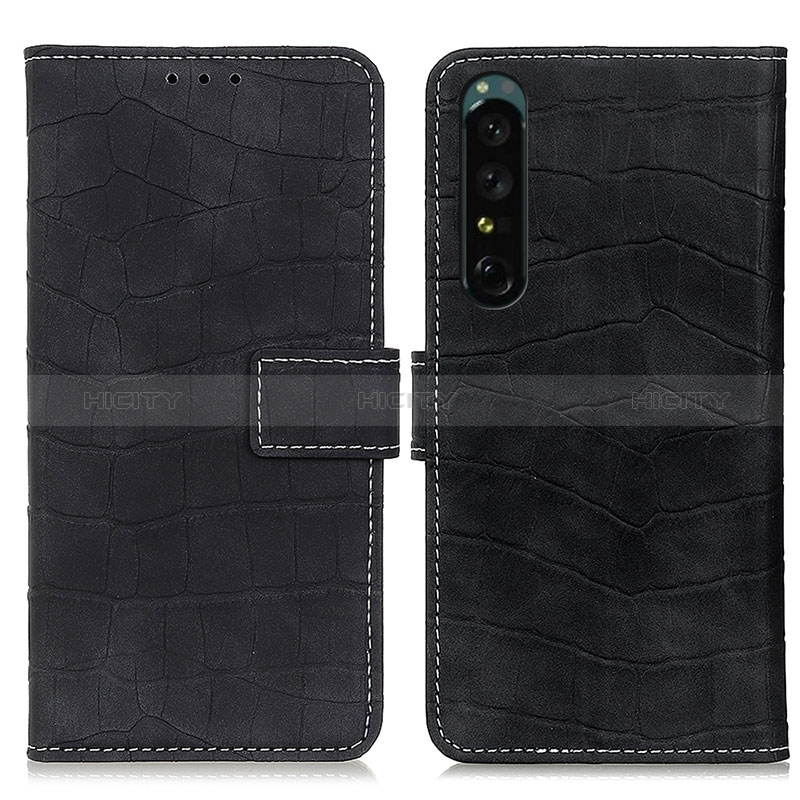 Custodia Portafoglio In Pelle Cover con Supporto K07Z per Sony Xperia 1 IV