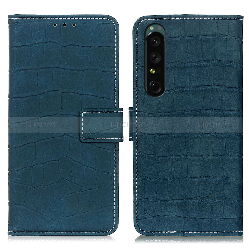 Custodia Portafoglio In Pelle Cover con Supporto K07Z per Sony Xperia 1 IV