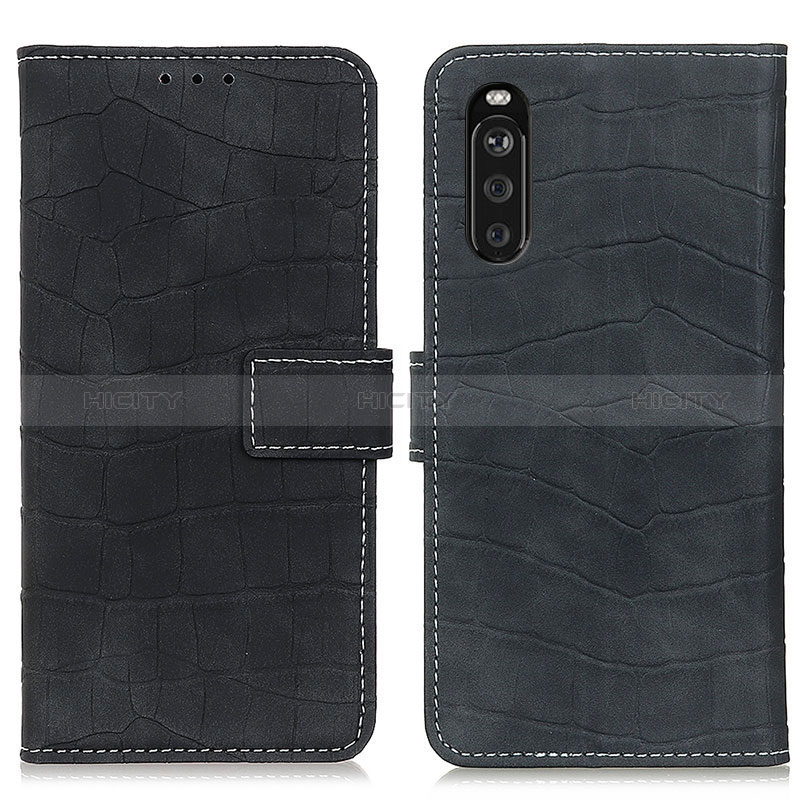 Custodia Portafoglio In Pelle Cover con Supporto K07Z per Sony Xperia 10 III Lite