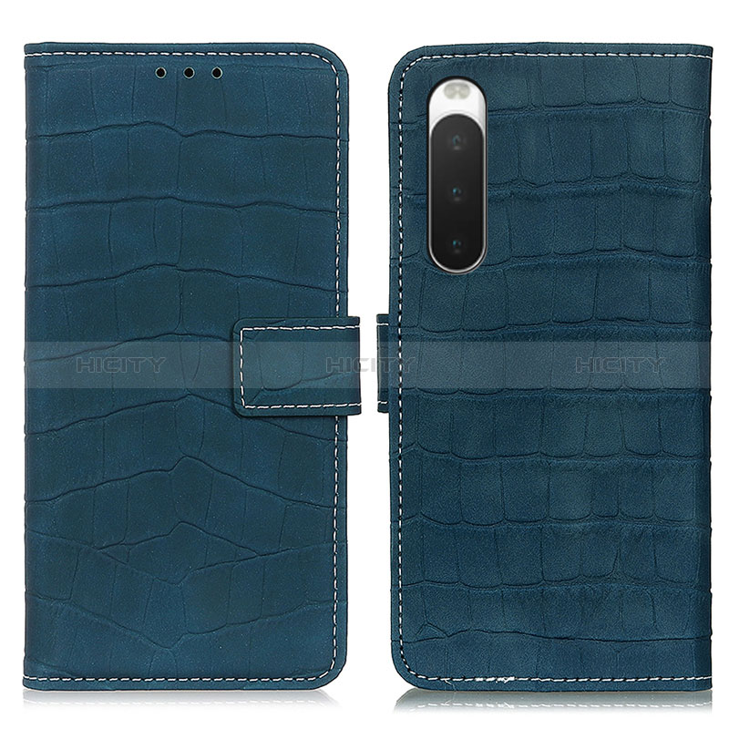 Custodia Portafoglio In Pelle Cover con Supporto K07Z per Sony Xperia 10 IV