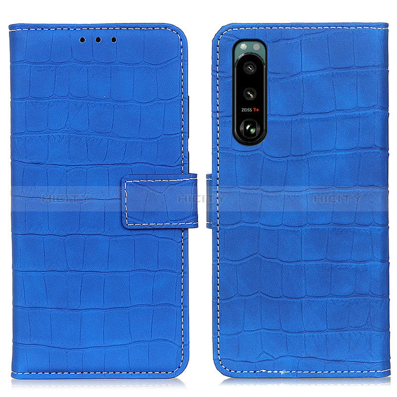 Custodia Portafoglio In Pelle Cover con Supporto K07Z per Sony Xperia 5 III