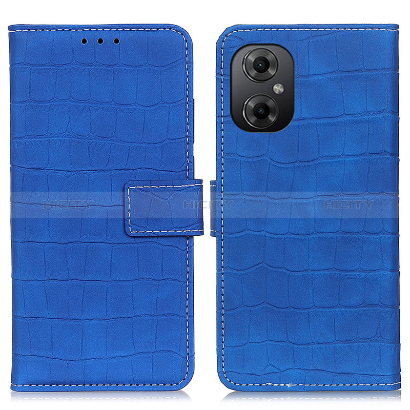 Custodia Portafoglio In Pelle Cover con Supporto K07Z per Xiaomi Poco M4 5G Blu