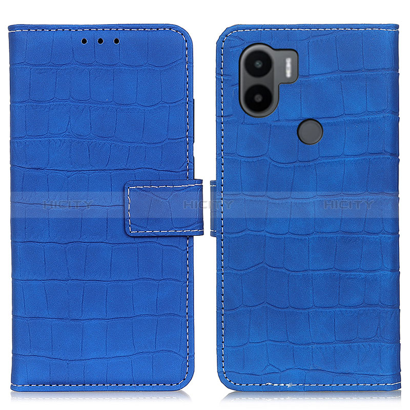 Custodia Portafoglio In Pelle Cover con Supporto K07Z per Xiaomi Redmi A1 Plus Blu