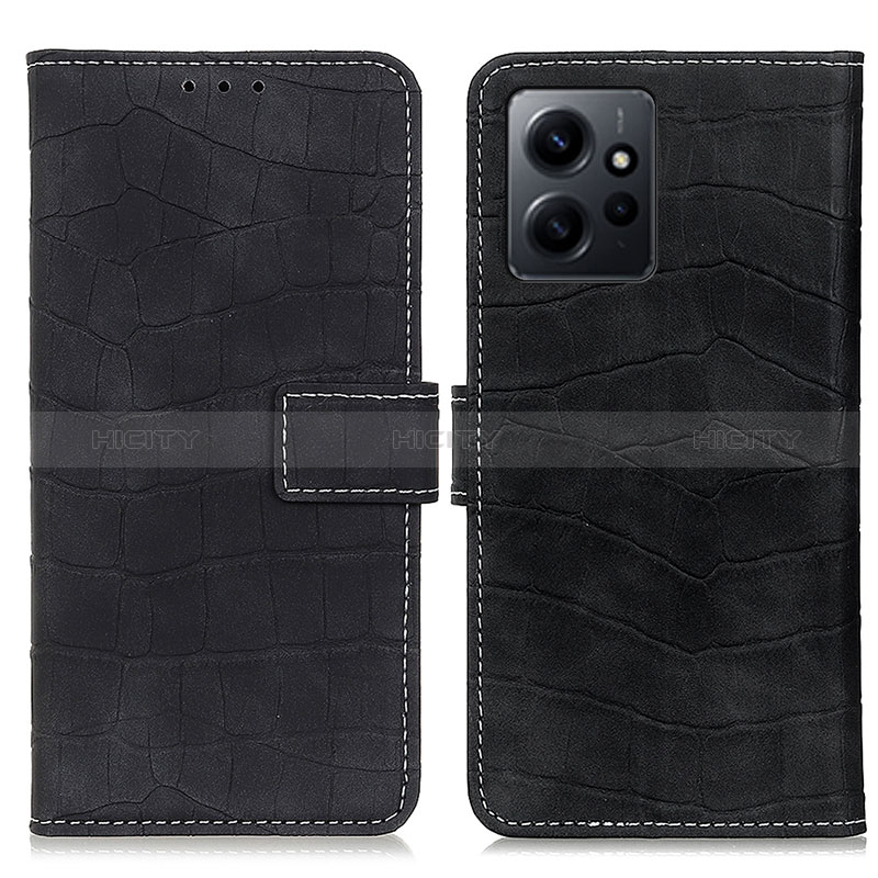 Custodia Portafoglio In Pelle Cover con Supporto K07Z per Xiaomi Redmi Note 12 4G Nero