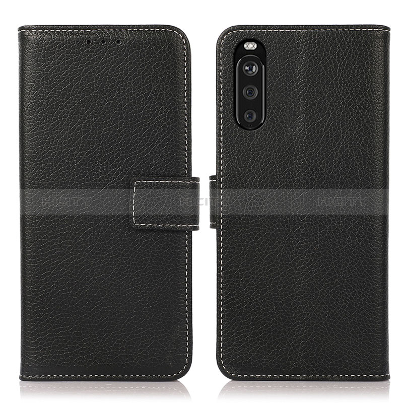 Custodia Portafoglio In Pelle Cover con Supporto K08Z per Sony Xperia 10 III